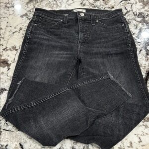 Madewell Charcoal Denim Pants